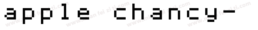 apple chancy字体转换